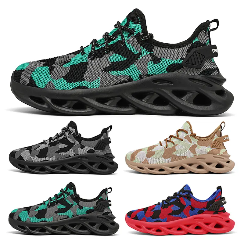 Camouflage Casual Shoes Blade Men Sneakers Hiking Footwear Lace Up Mesh Solid Outdoor Breathable Running Shoes Size 39-46
Camouflage Casual Shoes Blade Men Sneakers Hiking Footwear Lace Up Mesh Solid Outdoor Breathable Running Shoes Size 39-46