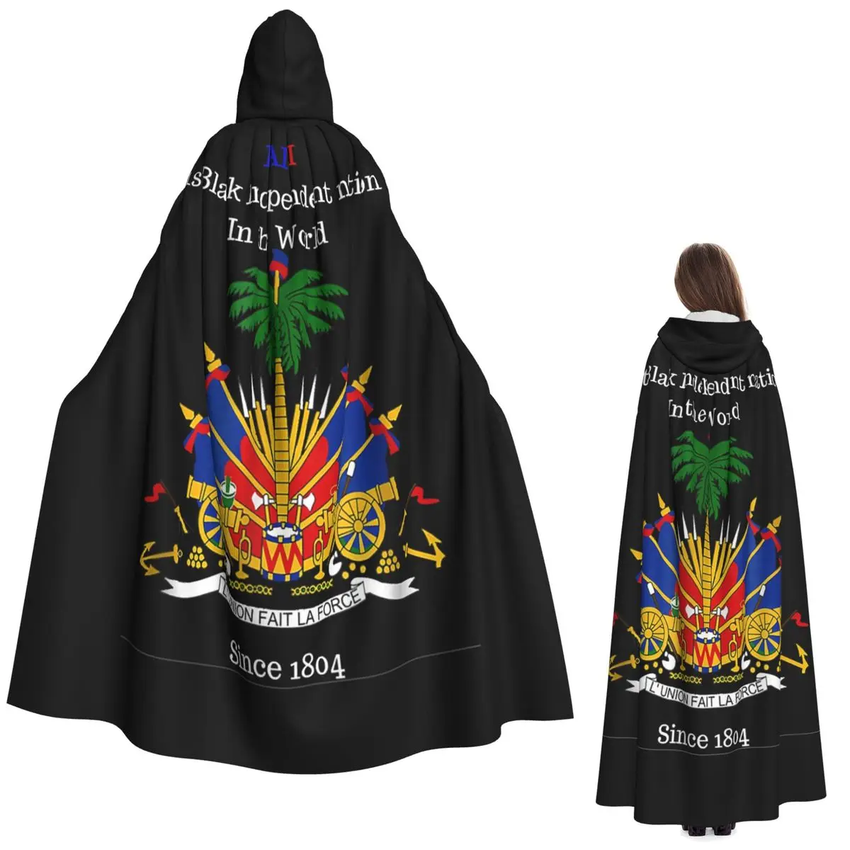Haitian Flag Great For Independence Day Celebration Long Hooded Cloak Witch Medieval Costume Cosplay Cape HalloweenParty
Haitian Flag Great For Independence Day Celebration Long Hooded Cloak Witch Medieval Costume Cosplay Cape HalloweenParty