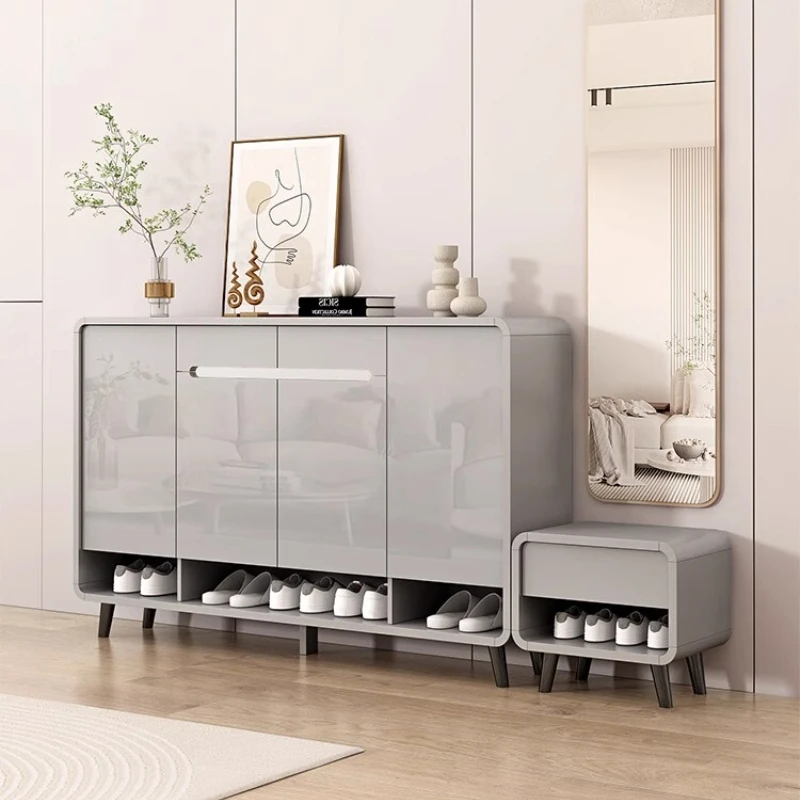 Wooden Grey Shoes Rack Modern Integrated Women Design Shoes Rack Storage Luxury Recibidor Mueble Entrada Cabinet Furniture
Wooden Grey Shoes Rack Modern Integrated Women Design Shoes Rack Storage Luxury Recibidor Mueble Entrada Cabinet Furniture