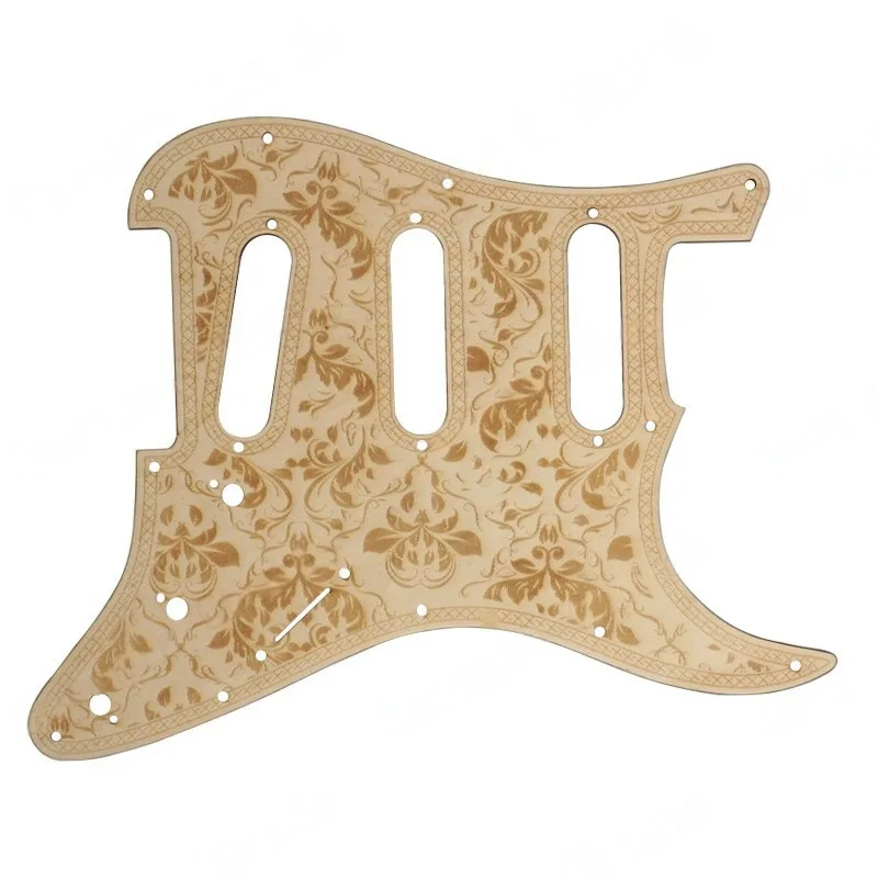 ST SQ Series Wood Carved SSS Electric Guitar Pickguard Front Cover Basswood Material
ST SQ Series Wood Carved SSS Electric Guitar Pickguard Front Cover Basswood Material