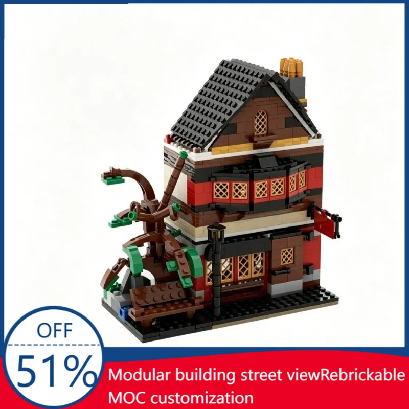 772PCS MOC Antiques Store Modular Building 31109 Alternative Build Vintage Shop Children Model Building Blocks Set Birthday Gift
772PCS MOC Antiques Store Modular Building 31109 Alternative Build Vintage Shop Children Model Building Blocks Set Birthday Gift