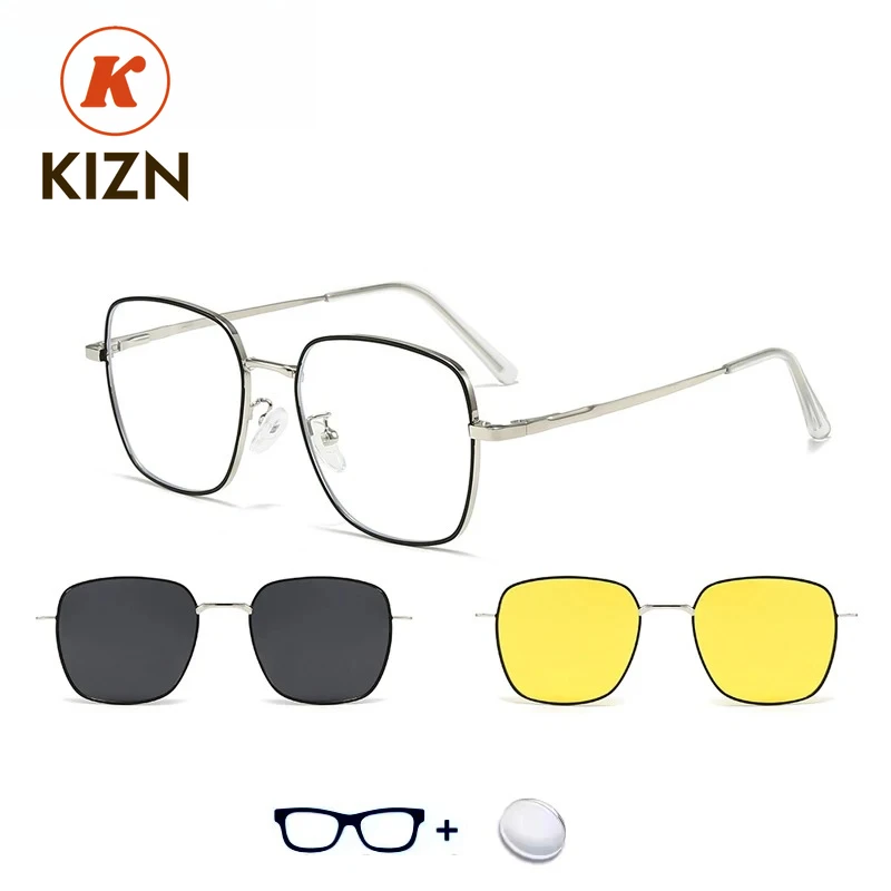 KIZN Sports 3 IN1 Big Frame Myopia Sunglasses 2025 Custom Men Women Magnetic Clip Polarized Prescription Reading Alloy Glasses O
KIZN Sports 3 IN1 Big Frame Myopia Sunglasses 2025 Custom Men Women Magnetic Clip Polarized Prescription Reading Alloy Glasses O