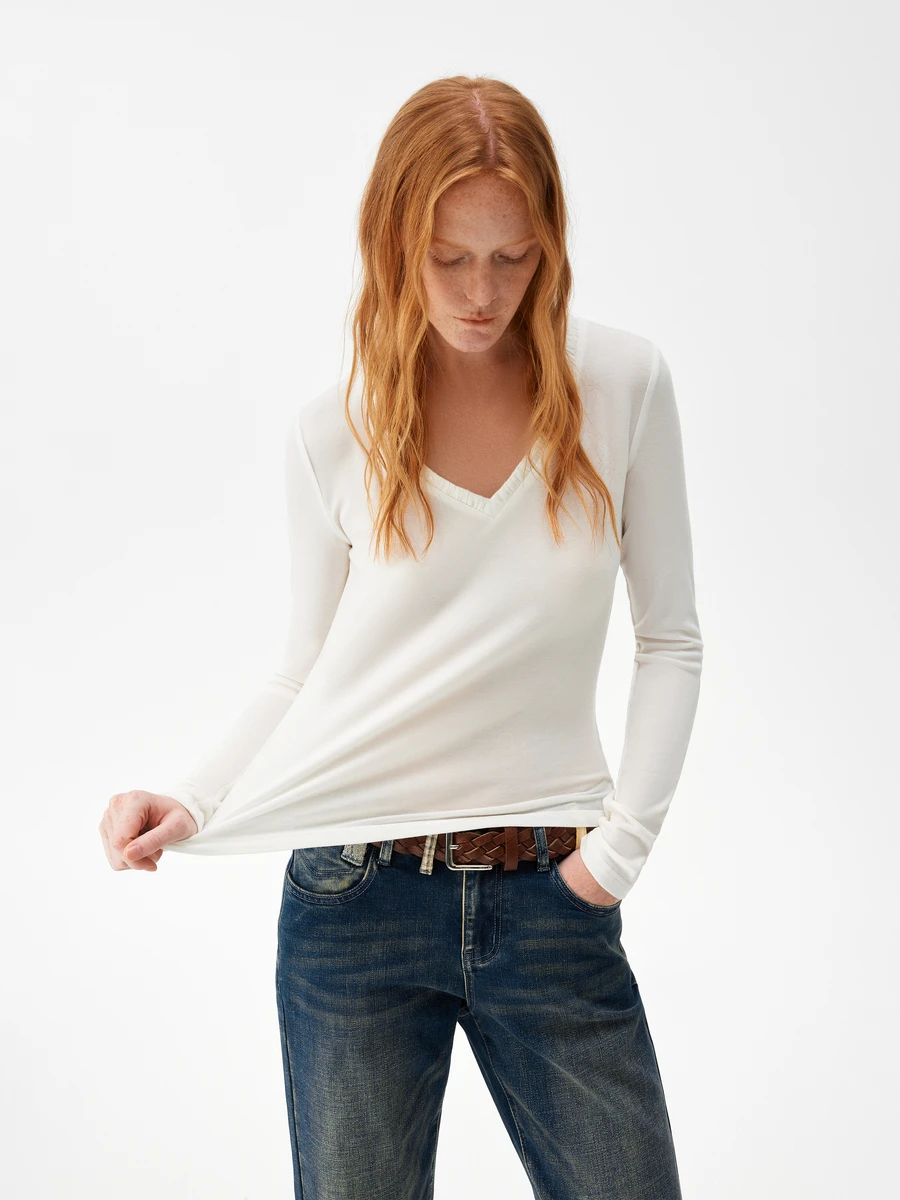 REDOLENCE Women's Casual V-ne T-irt Lenzing Modal Wool Slimming Lightweight Long Sve Base irt Ci Walk Travel
REDOLENCE Women's Casual V-ne T-irt Lenzing Modal Wool Slimming Lightweight Long Sve Base irt Ci Walk Travel