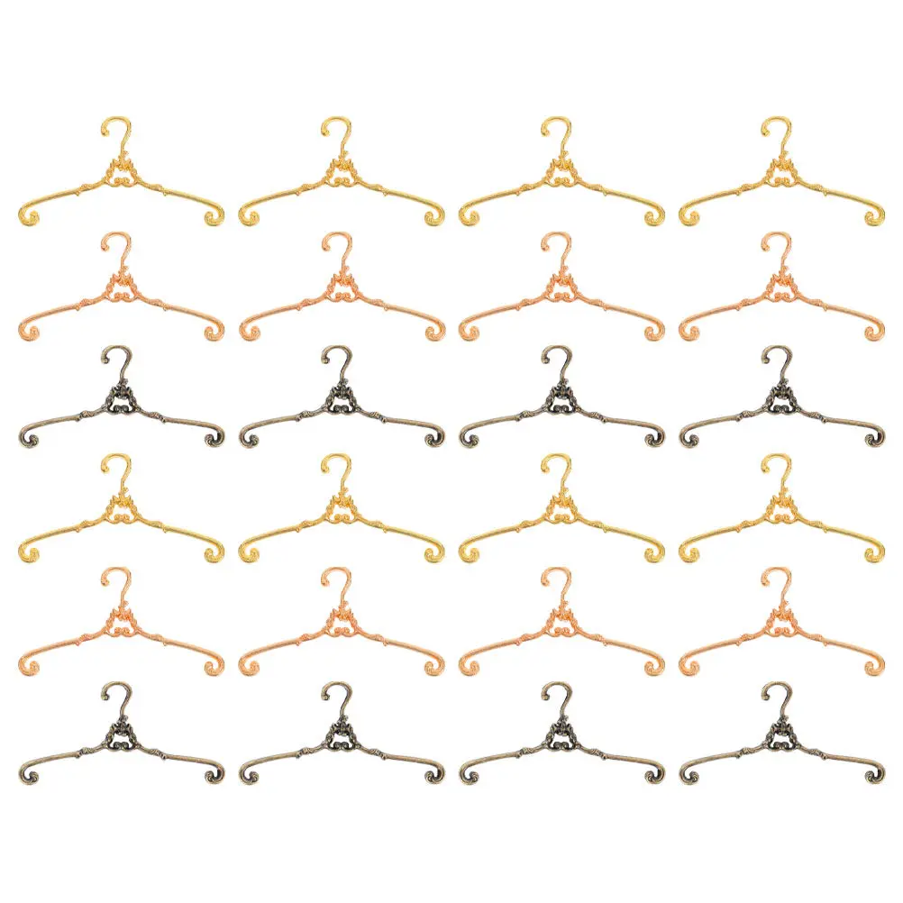 30Pcs Vintage Metal Hangers Miniature Clothes Rack Space-Saving Organizer for Dollhouse Wardrobe Closet Accessories Mini Hangars
30Pcs Vintage Metal Hangers Miniature Clothes Rack Space-Saving Organizer for Dollhouse Wardrobe Closet Accessories Mini Hangars