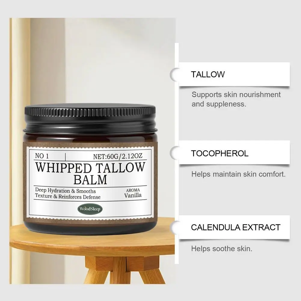 Women Tallow Face Moisturizer Beeswax Grass-Fed Whipped Tallow Honey Cream Moisturizing Nourish Fast Absorbing Body Skin Care
Women Tallow Face Moisturizer Beeswax Grass-Fed Whipped Tallow Honey Cream Moisturizing Nourish Fast Absorbing Body Skin Care