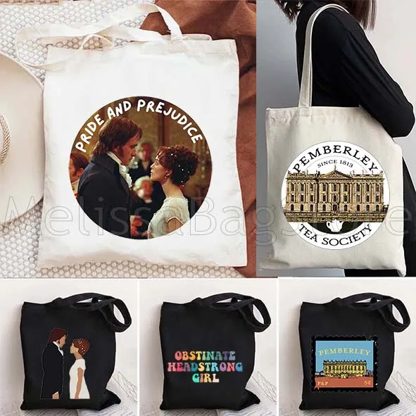 Pride and Prejudice Mr Darcy Jane Austen Cute Gifts Women Canvas Shoulder Tote Bag Harajuku Handbag Shopper Cotton Shopping Bags
Pride and Prejudice Mr Darcy Jane Austen Cute Gifts Women Canvas Shoulder Tote Bag Harajuku Handbag Shopper Cotton Shopping Bags