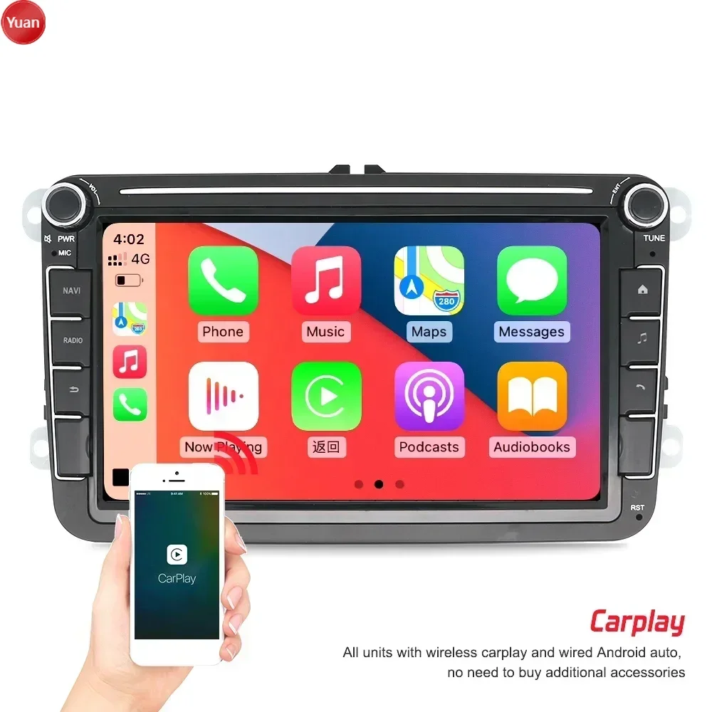 Android 2din 2+32G Car Navigation System 8inch Universal Car Audio With DSP Carplay
Android 2din 2+32G Car Navigation System 8inch Universal Car Audio With DSP Carplay