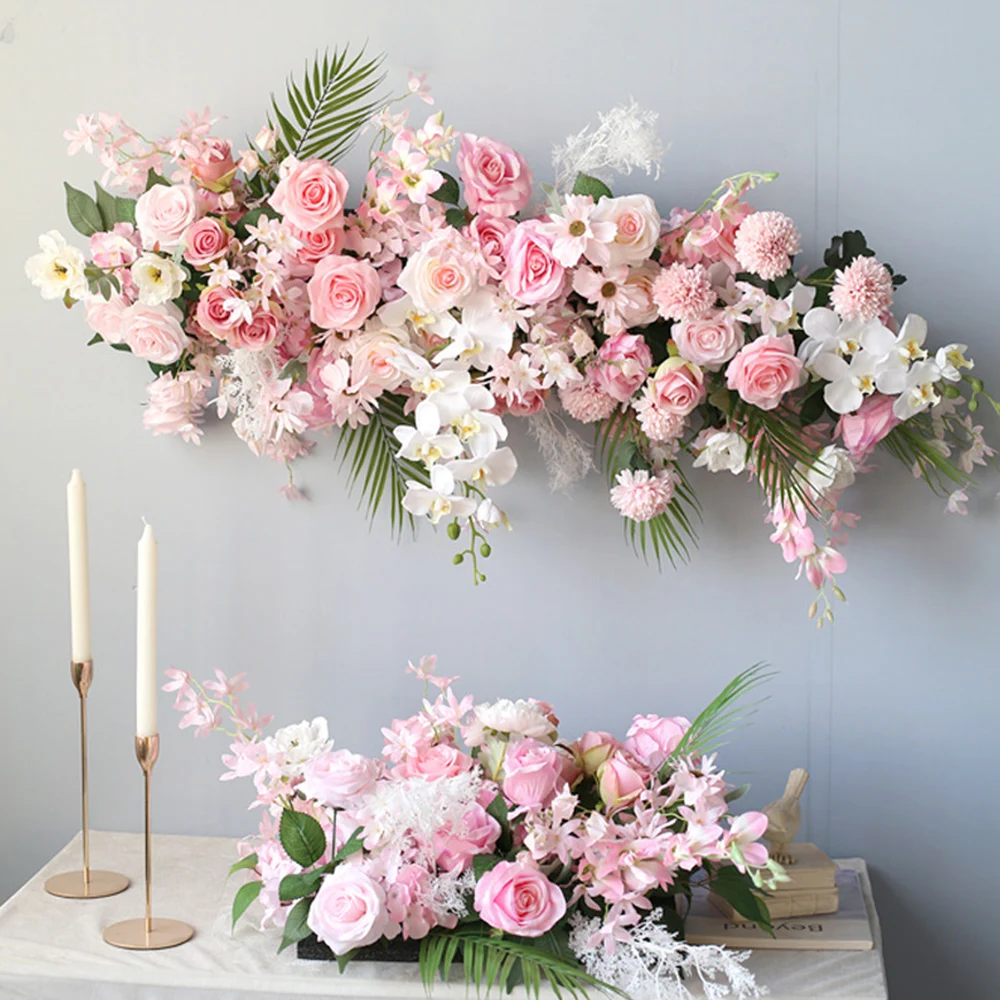 NEW Romantic Pink Style Flower Row,Artificial Wedding Floral Arrangement,Wedding Arch Backdrop Wall Romantic Decor Props
NEW Romantic Pink Style Flower Row,Artificial Wedding Floral Arrangement,Wedding Arch Backdrop Wall Romantic Decor Props