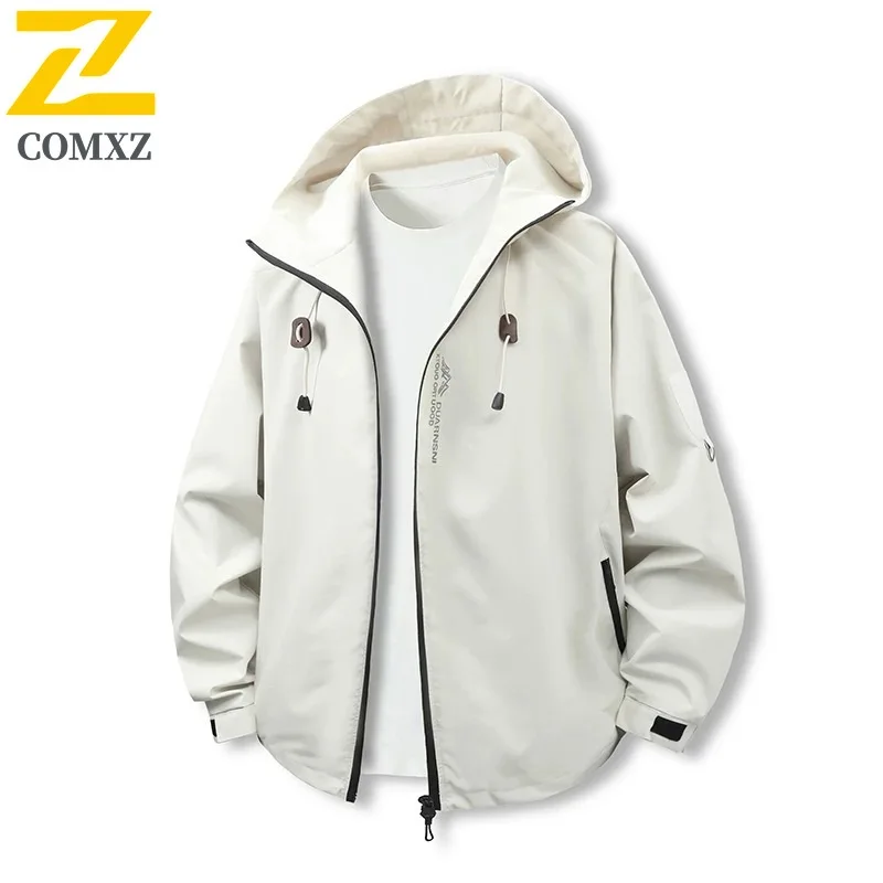Spring and Autumn Couple Windbreaker Waterproof Hooded Raincoat Jacket Casual Fashion Mountaineering Camping Functional Clothing
Spring and Autumn Couple Windbreaker Waterproof Hooded Raincoat Jacket Casual Fashion Mountaineering Camping Functional Clothing