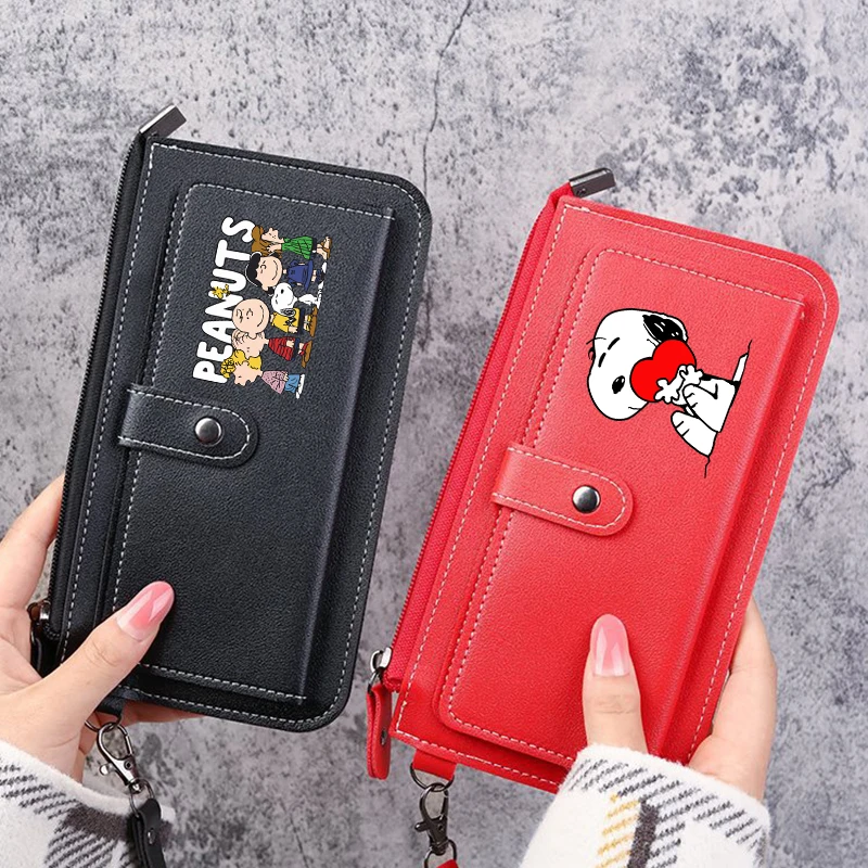 Snoopys Long Purse PU Fashion Women Clutch Wallets Classic Card Holder Luxury Female Zipper Coin Pocket Cartoon Birthday Gifts
Snoopys Long Purse PU Fashion Women Clutch Wallets Classic Card Holder Luxury Female Zipper Coin Pocket Cartoon Birthday Gifts