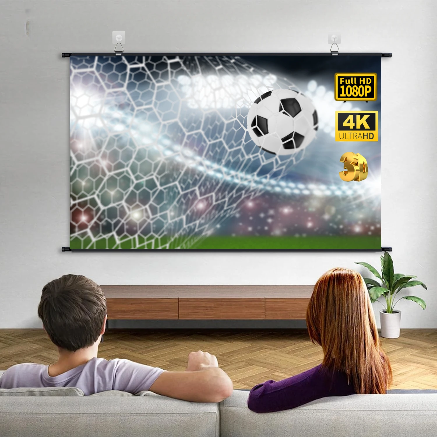 Xiaohui Настенный проекционный экран без отверстий, металлический проекционный экран, домашний проекционный экран 60-133 дюйма
Xiaohui Настенный проекционный экран без отверстий, металлический проекционный экран, домашний проекционный экран 60-133 дюйма