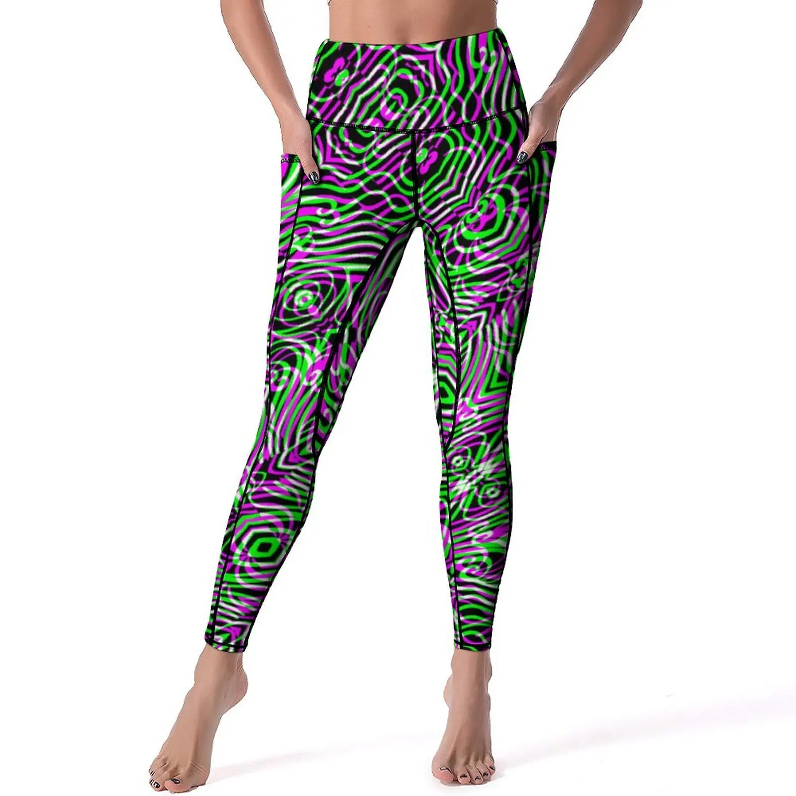 Colorful Geo Print Yoga Pants Illusion Optical Gym Leggings Push Up Stretchy Sports Tights Vintage Printed Yoga Legging Gift
Colorful Geo Print Yoga Pants Illusion Optical Gym Leggings Push Up Stretchy Sports Tights Vintage Printed Yoga Legging Gift