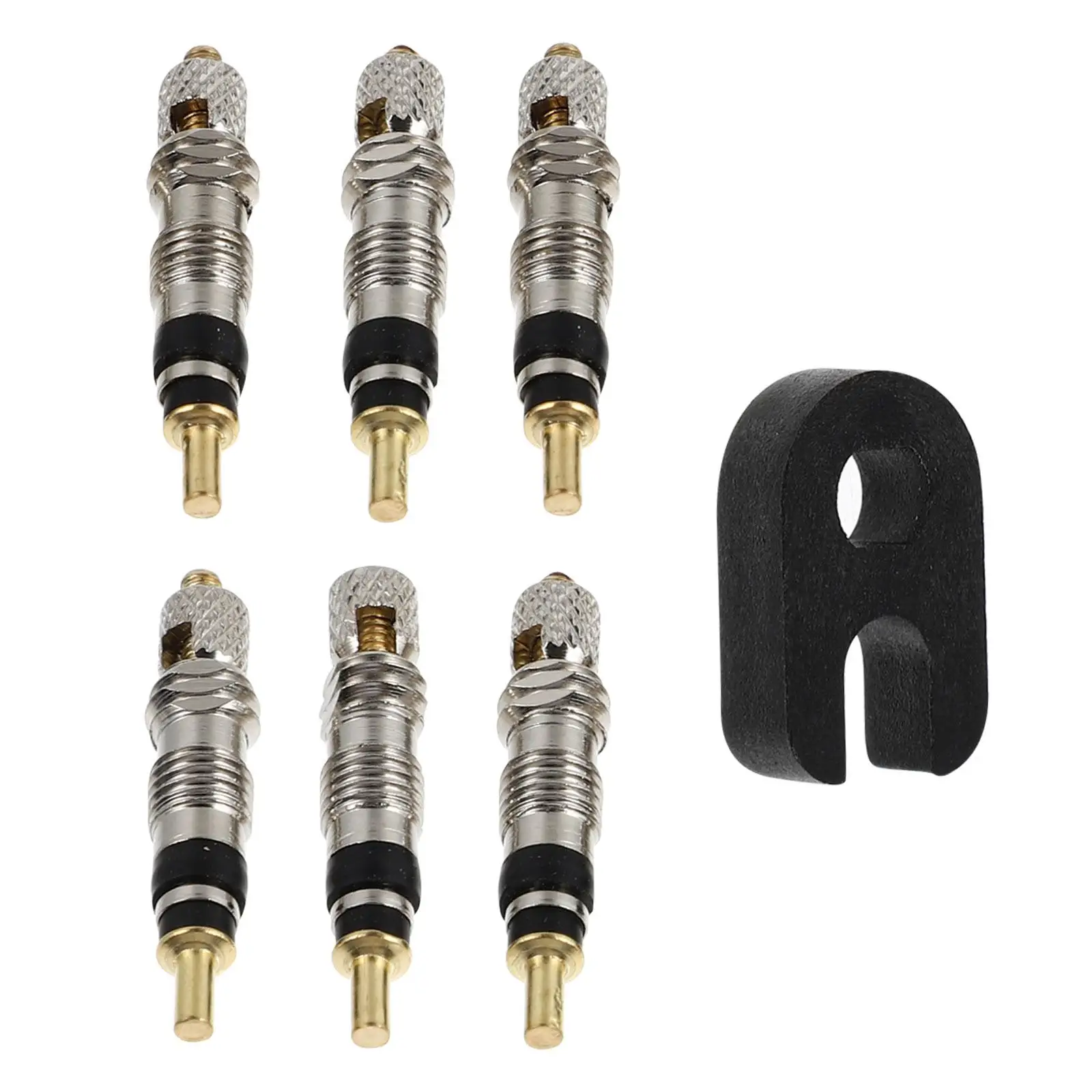 6 Pcs Valve Core Tubeless Tire Inflator Sealant Repair Kit Bike Tool Bicycles Stem Presta Can Move
6 Pcs Valve Core Tubeless Tire Inflator Sealant Repair Kit Bike Tool Bicycles Stem Presta Can Move