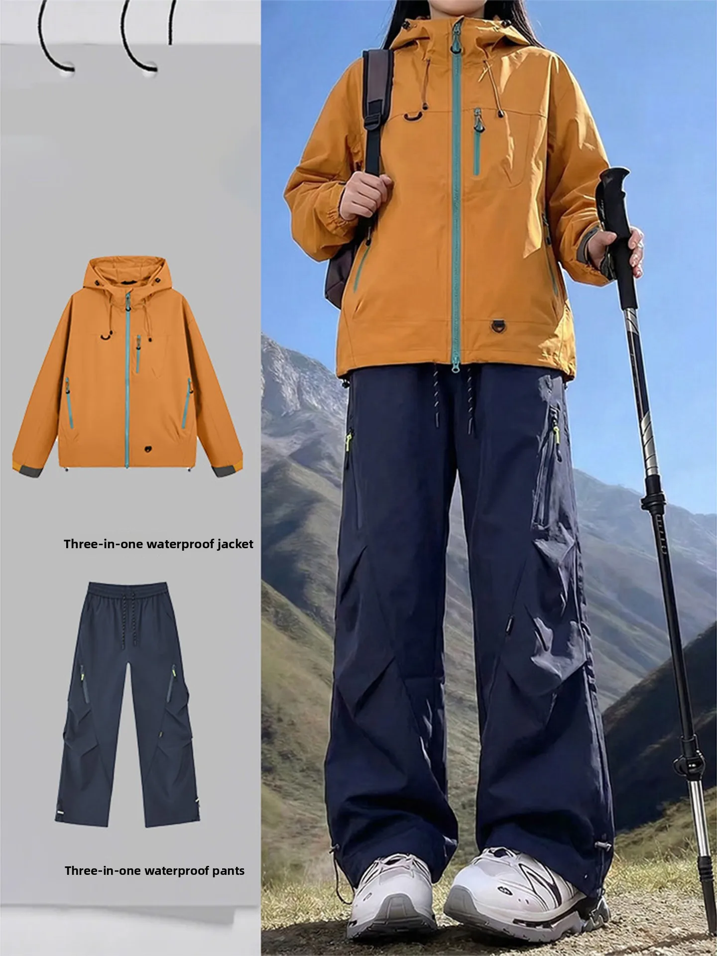 Dopne Orange Tee-Proof Outdoor Climbing Jaet Set Men's Women's Spring Autumn Mountain Bike Riding Clothes
Dopne Orange Tee-Proof Outdoor Climbing Jaet Set Men's Women's Spring Autumn Mountain Bike Riding Clothes