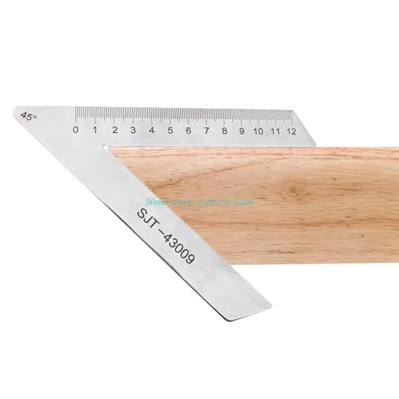 E74E Portable Square Ruler Straight Ruler 45°/90° Door & Window Ruler for Woodworking Construction House
E74E Portable Square Ruler Straight Ruler 45°/90° Door & Window Ruler for Woodworking Construction House