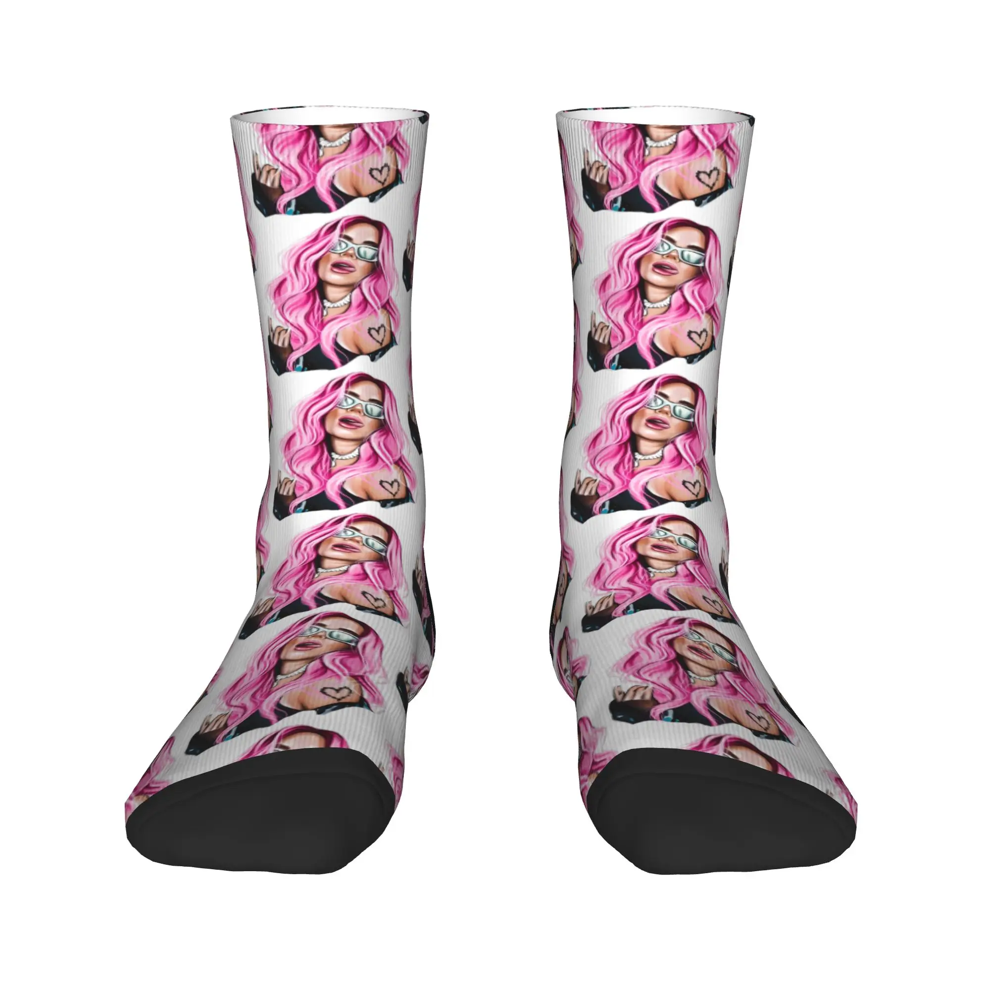 K-Karol G Pink Hair Sunglasses Pop Art Socks Spring Stockings Modern Couple Soft Socks Pattern Running Anti Skid Socks
K-Karol G Pink Hair Sunglasses Pop Art Socks Spring Stockings Modern Couple Soft Socks Pattern Running Anti Skid Socks