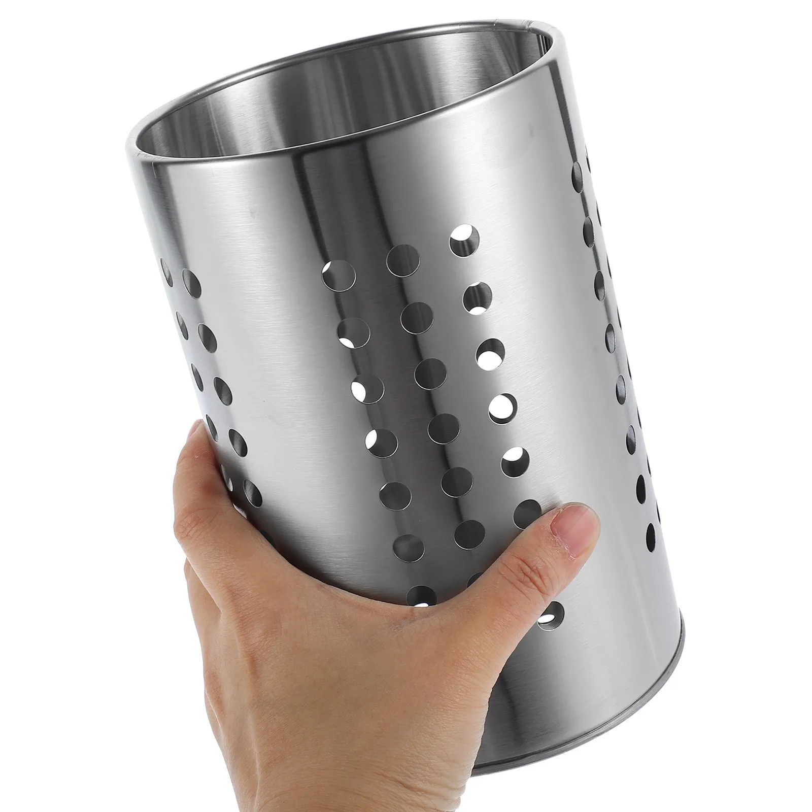 Draining Chopsticks Cage Silverware Organizer Large Capacity Kitchen Utensils Holder Stainless Steel Self Draining Holes Design
Draining Chopsticks Cage Silverware Organizer Large Capacity Kitchen Utensils Holder Stainless Steel Self Draining Holes Design