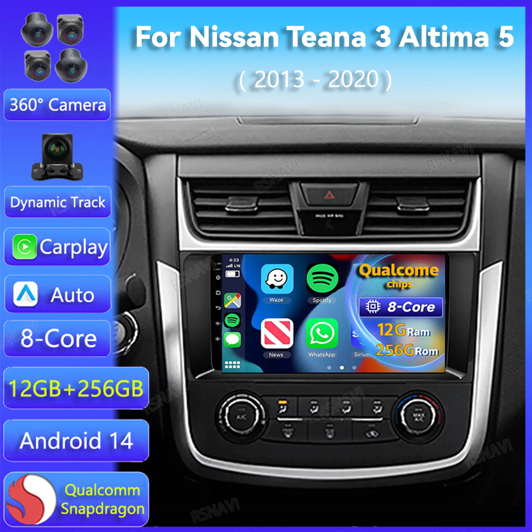 Android 14 Car Radio For Nissan Teana 3 Altima 5 L33 2013 - 2020 Carplay Navigation GPS Multimedia Video Player Stereo WiFi+4G
Android 14 Car Radio For Nissan Teana 3 Altima 5 L33 2013 - 2020 Carplay Navigation GPS Multimedia Video Player Stereo WiFi+4G