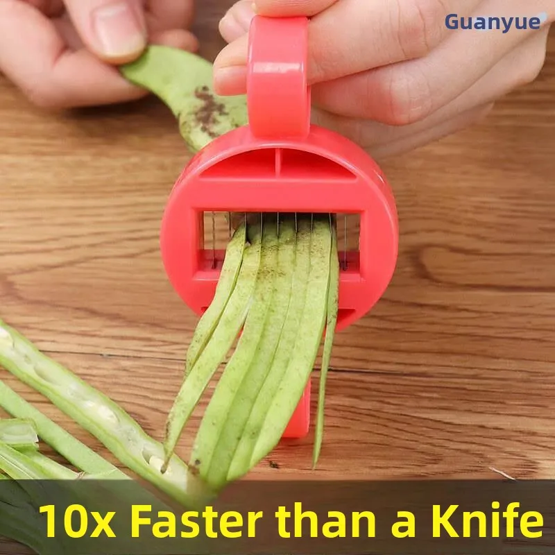 Multifunctional Bean Slicer Home Use Bean Thread Cutter Four Season Bean Pulling Tool Kitchen Cooking Tool Flat Bean Cutter
Multifunctional Bean Slicer Home Use Bean Thread Cutter Four Season Bean Pulling Tool Kitchen Cooking Tool Flat Bean Cutter