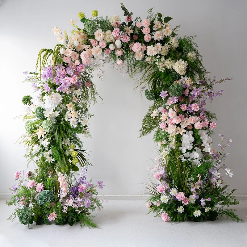 Monet Style Pastoral Floral Arch Set, Simulated Flower Outdoor Wedding Ceremony
Monet Style Pastoral Floral Arch Set, Simulated Flower Outdoor Wedding Ceremony