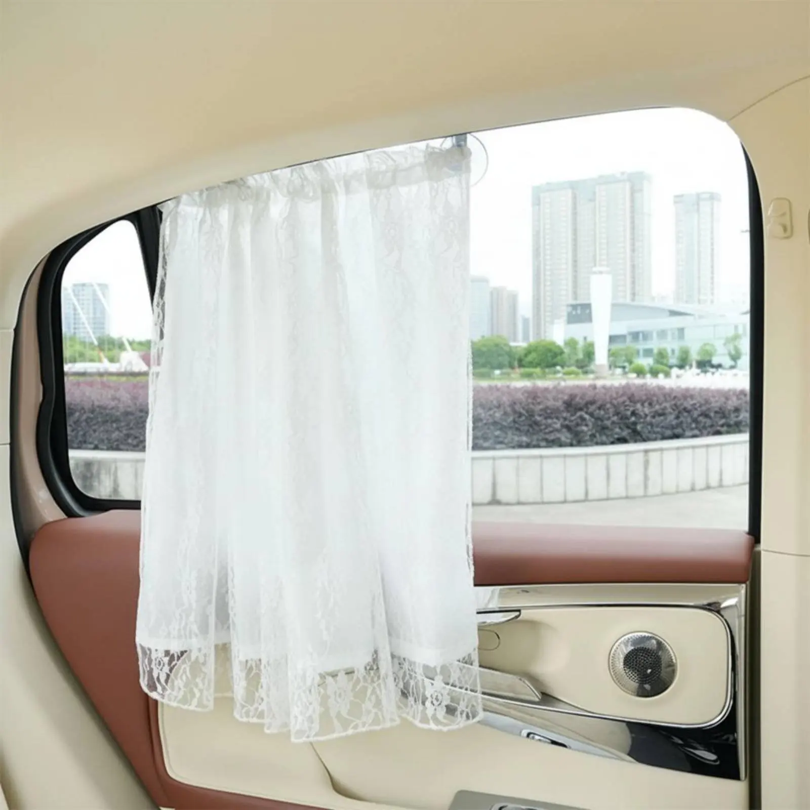 Lace Car Window Curtain Heat Insulation Double Tier Car Sunshade Hanging Vehicle Privacy Screen Easy Installation for Children
Lace Car Window Curtain Heat Insulation Double Tier Car Sunshade Hanging Vehicle Privacy Screen Easy Installation for Children