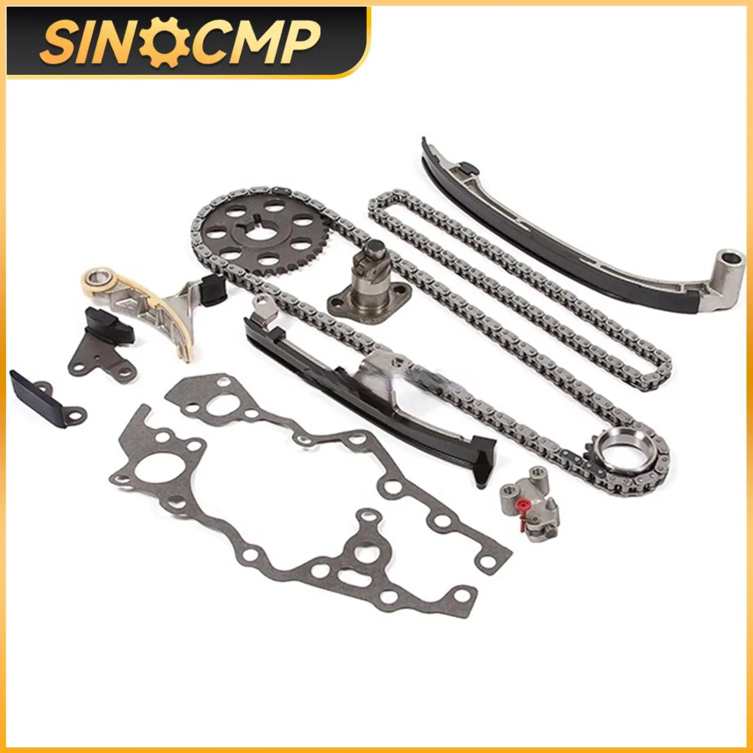 1set Timing Chain Kit 13507-75010 13506-75020 13550-75010 13540-75020 For 94-04 Toyota 4Runner T100 Tacoma 2.7L DOHC 3RZFE
1set Timing Chain Kit 13507-75010 13506-75020 13550-75010 13540-75020 For 94-04 Toyota 4Runner T100 Tacoma 2.7L DOHC 3RZFE