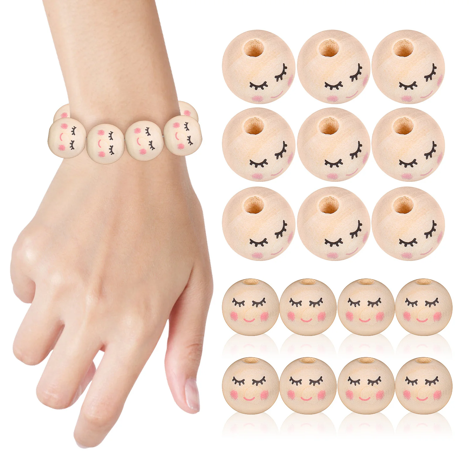 50pcs Natural Wood Smooth Surface Wooden For Crafts Diy With Large Holes Craft Making Bulk For Bracelets Necklaces Spacer Beads
50pcs Natural Wood Smooth Surface Wooden For Crafts Diy With Large Holes Craft Making Bulk For Bracelets Necklaces Spacer Beads