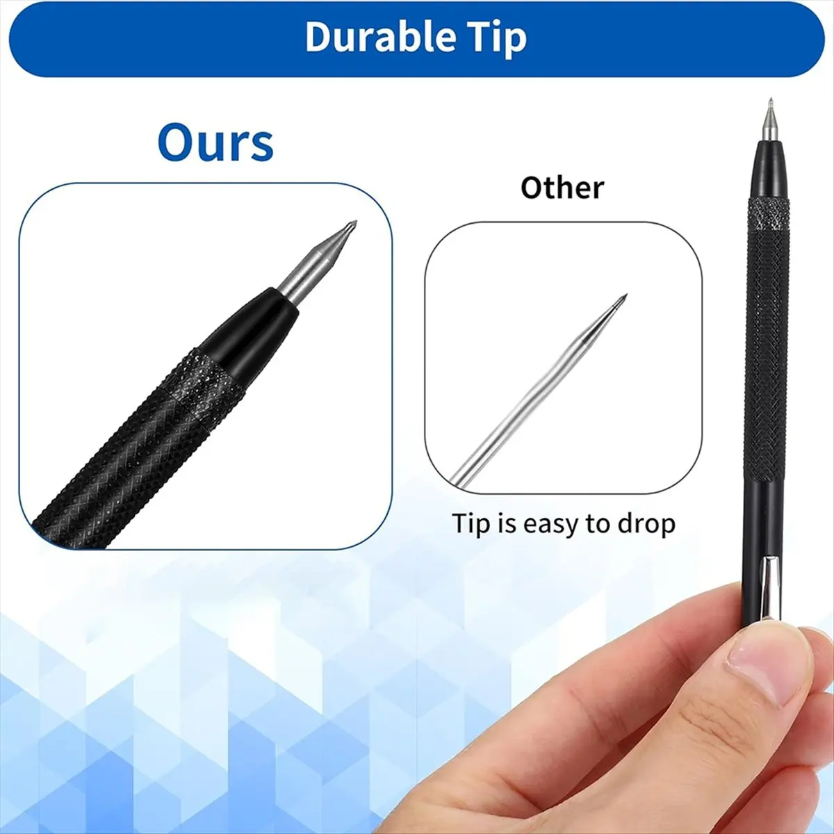 ABUA 2 PCS Scriber with Magnet with 12 Replacement Marking Tip, with Clip for Glass/Ceramics/Metal Sheet
ABUA 2 PCS Scriber with Magnet with 12 Replacement Marking Tip, with Clip for Glass/Ceramics/Metal Sheet