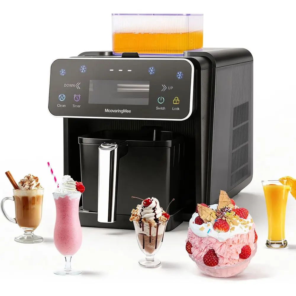 Slushie hine, 4 IN 1 Shaved lce hine & Slushie hine & lce Cream Maker & rozen Drink hine, No Sugar Content Requirements, No Ice
Slushie hine, 4 IN 1 Shaved lce hine & Slushie hine & lce Cream Maker & rozen Drink hine, No Sugar Content Requirements, No Ice