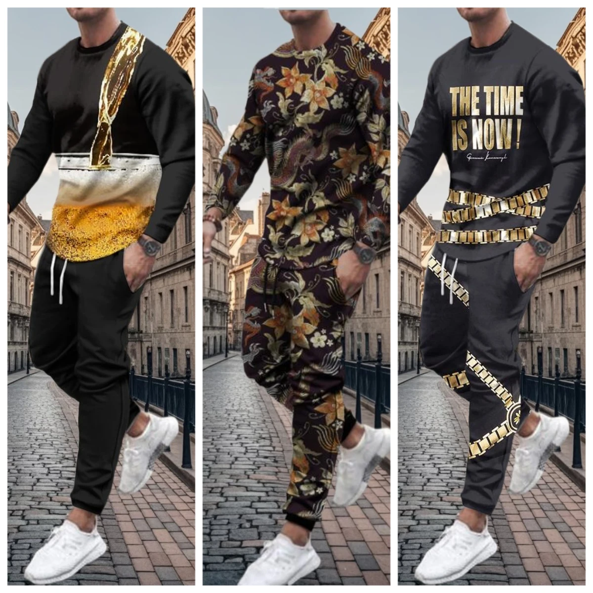 NEW Latest Explosive Suits 3D Printed Ethnic Style Hunting Graffiti Men's Fashion Trend Long Sleeve T-Shirt Pants Set for Adults
NEW Latest Explosive Suits 3D Printed Ethnic Style Hunting Graffiti Men's Fashion Trend Long Sleeve T-Shirt Pants Set for Adults