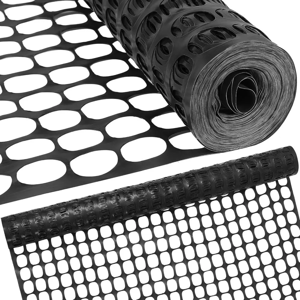 Heavy-Duty Black Plastic Netting - 4x100' Roll, 10.55 lb, Ideal for Yard, Garden, Chicken Runs, and Dog Enclosures
Heavy-Duty Black Plastic Netting - 4x100' Roll, 10.55 lb, Ideal for Yard, Garden, Chicken Runs, and Dog Enclosures