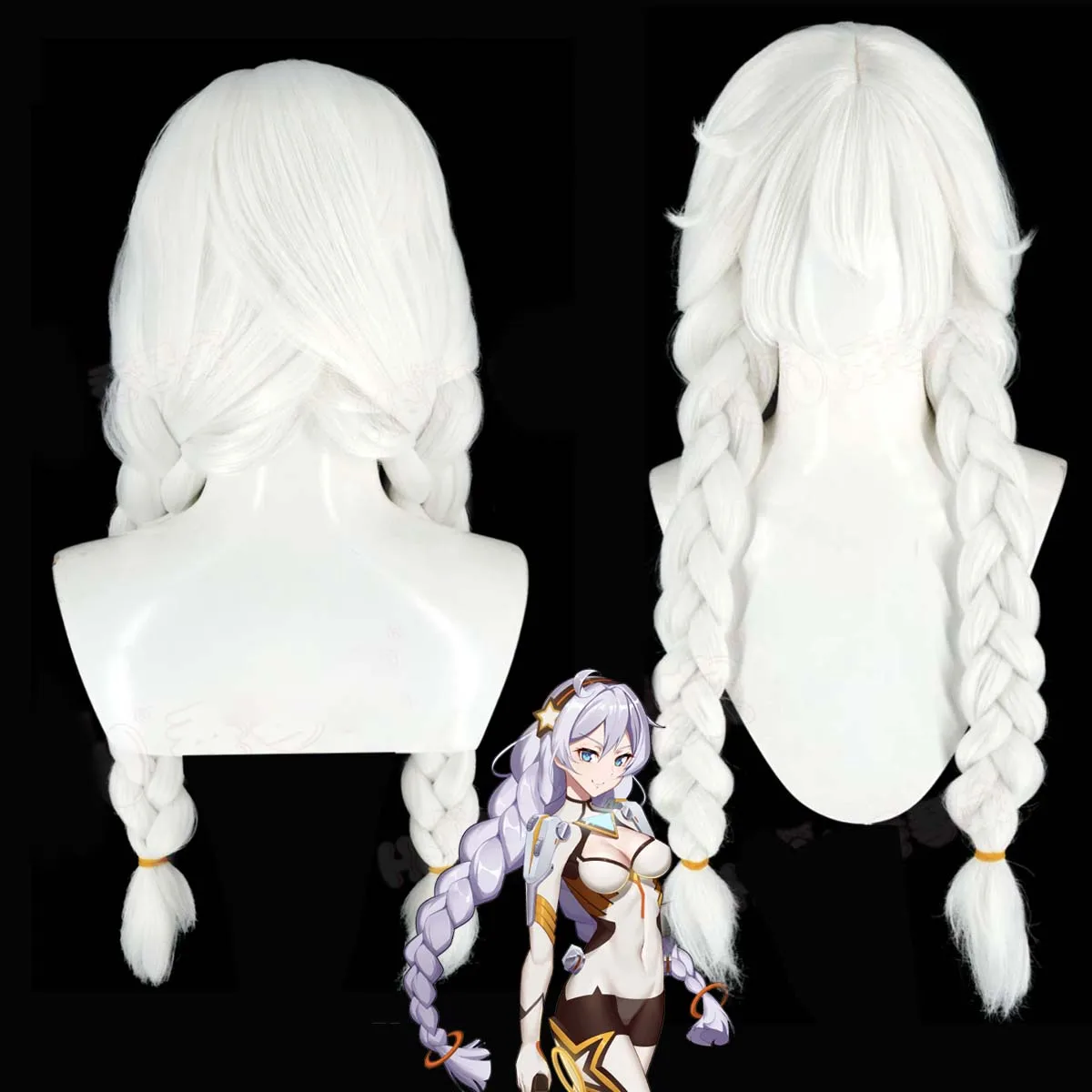 Женский длинный белый парик для косплея Кианы Касланы из Honkai Impact для Хэллоуина и карнавальных вечеринок
Женский длинный белый парик для косплея Кианы Касланы из Honkai Impact для Хэллоуина и карнавальных вечеринок