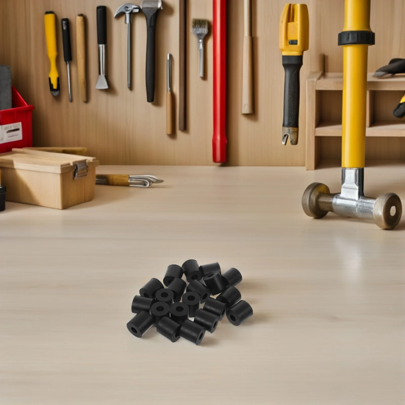 20Pcs Black Rubber Vibration Washers O Type 25mm Od 10mm Id 25mm Thick Shock Absorbing Pads Equipment Isolation Mounts
20Pcs Black Rubber Vibration Washers O Type 25mm Od 10mm Id 25mm Thick Shock Absorbing Pads Equipment Isolation Mounts