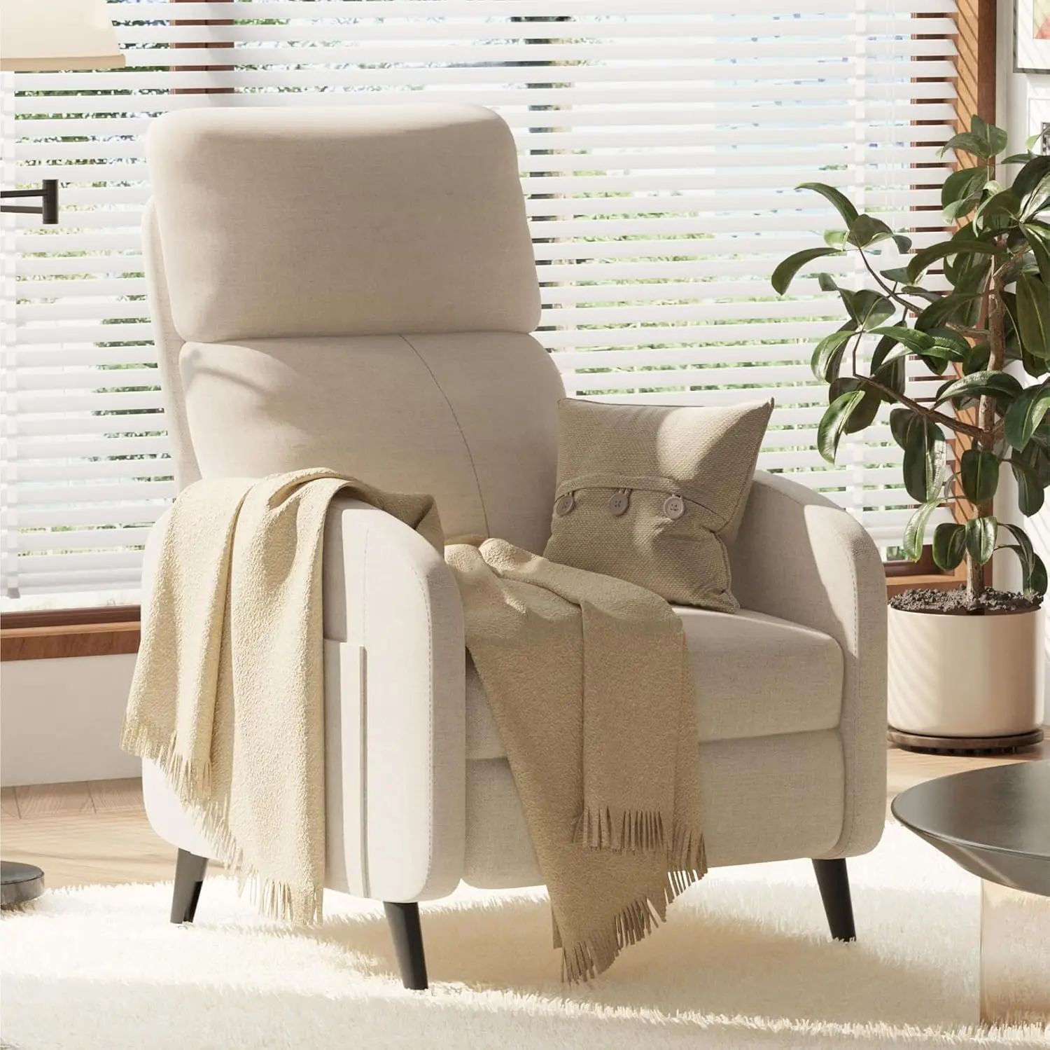 Fabric Recliner Chair Adjustable Home Theater Side Pockets Extended Footrest Living Room Small Sofa, Customized
Fabric Recliner Chair Adjustable Home Theater Side Pockets Extended Footrest Living Room Small Sofa, Customized