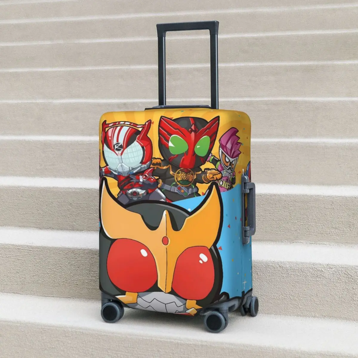 Cartoon Pop Kamen Rider Chibi Suitcase Cover Practical Business Protection Luggage Accesories Flight
Cartoon Pop Kamen Rider Chibi Suitcase Cover Practical Business Protection Luggage Accesories Flight