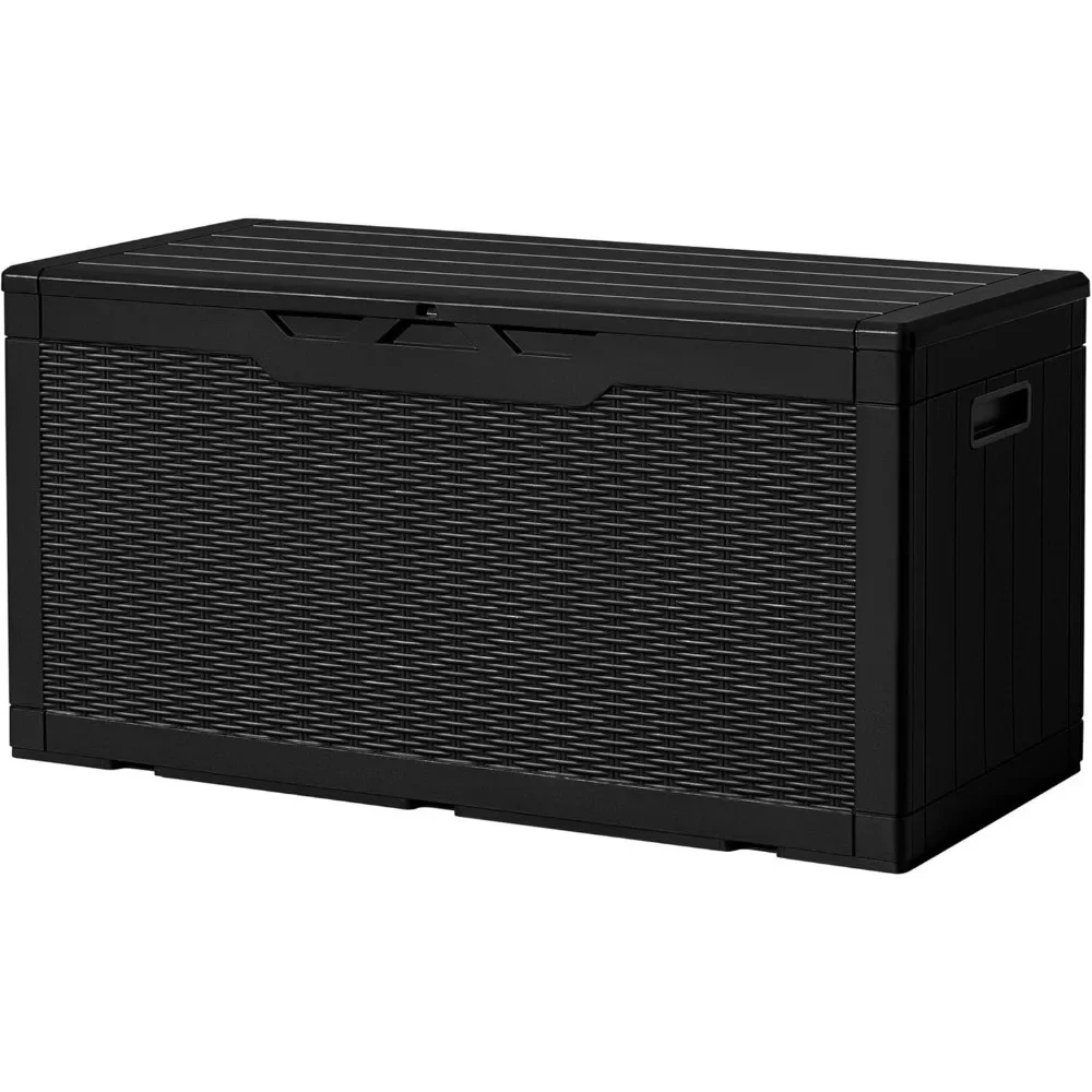 97 Gallon Deck Box, Waterproof Resin Outdoor Storage Box for Outside and Patio, Large Outdoor Storage Bench Cabinet Lockable
97 Gallon Deck Box, Waterproof Resin Outdoor Storage Box for Outside and Patio, Large Outdoor Storage Bench Cabinet Lockable