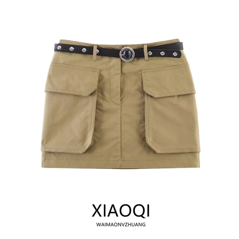 Spring Summer 2026 Women's Casual Workwear Style Belted Midi Skirt Versatile New Arrival Pocket Detail mid Waist A-Line Skirt
Spring Summer 2026 Women's Casual Workwear Style Belted Midi Skirt Versatile New Arrival Pocket Detail mid Waist A-Line Skirt