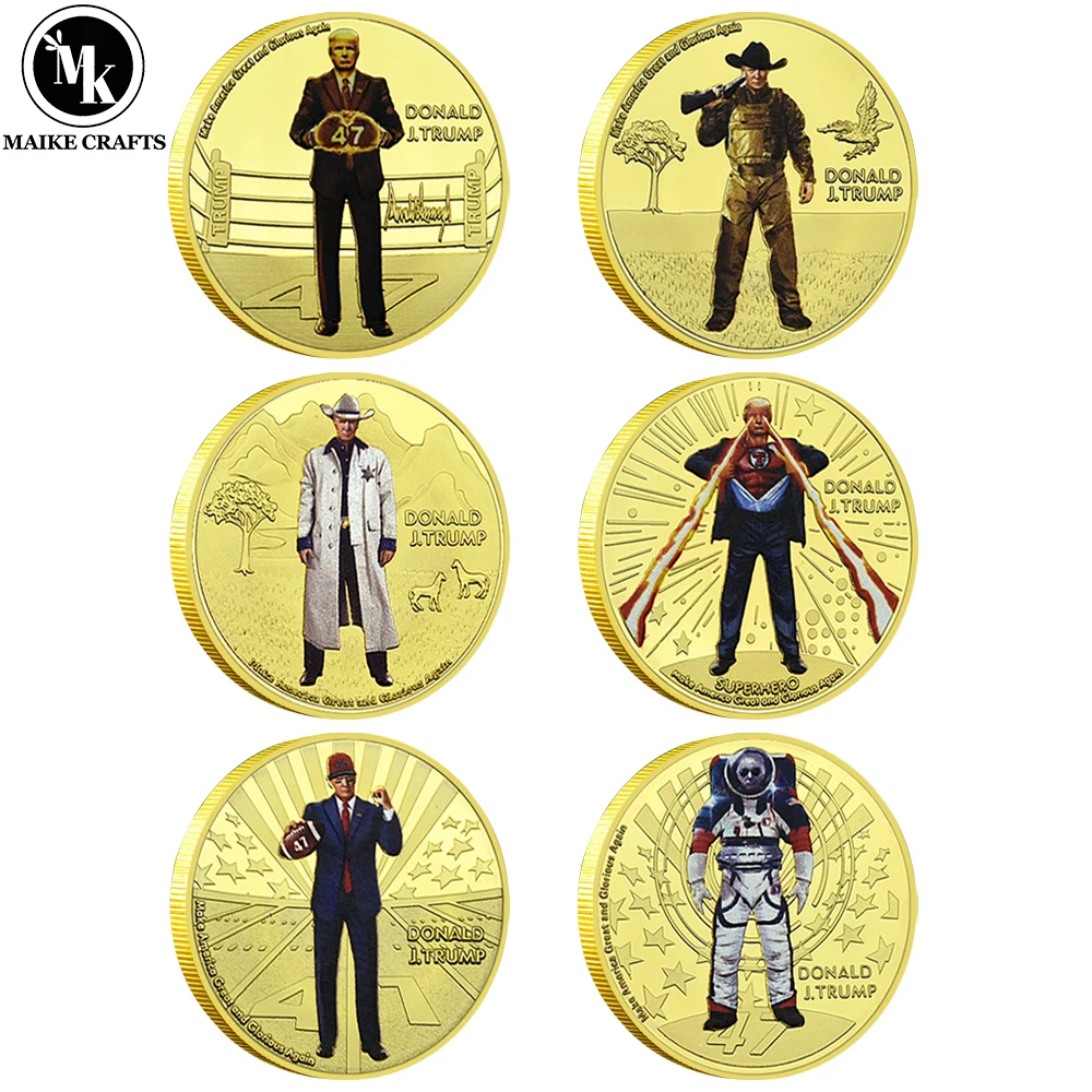 2024 Donald Trump, The 47th President of The United States, Challenges Coins To Make The United States Great Again. Gold Coins
2024 Donald Trump, The 47th President of The United States, Challenges Coins To Make The United States Great Again. Gold Coins