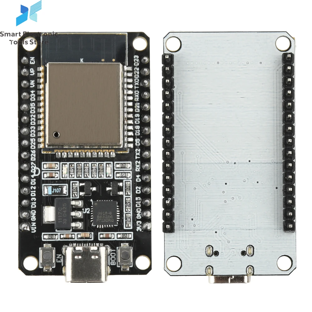 ESP32 ESP-WROOM-32 Development Board WiFi+Bluetooth module Ultra-Low Power Consumption Dual Core 30Pin Board TYPE-C
ESP32 ESP-WROOM-32 Development Board WiFi+Bluetooth module Ultra-Low Power Consumption Dual Core 30Pin Board TYPE-C