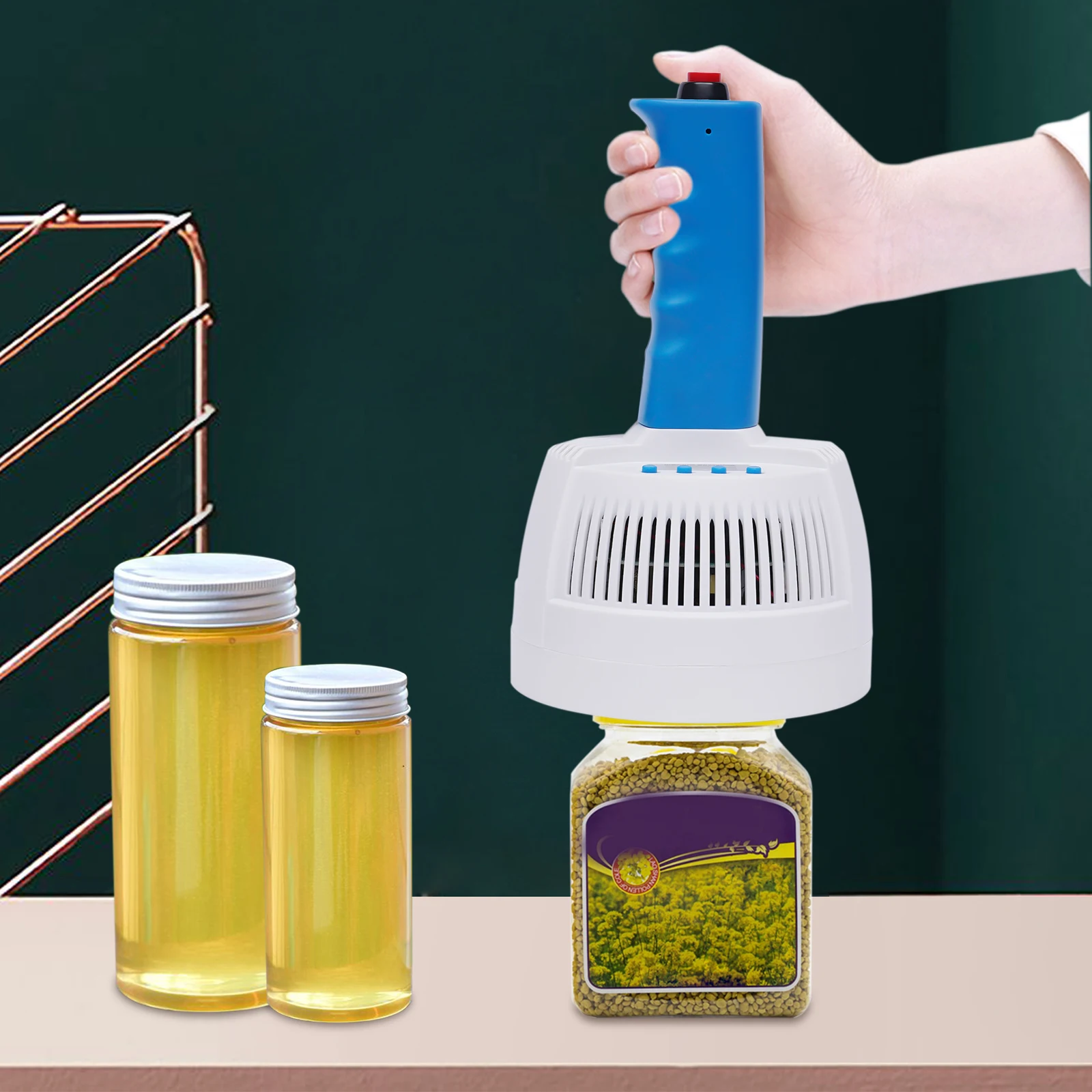 110V Handheld Induction Sealer Electromagnetic Heating Plastic Bottle Sealing Machine
110V Handheld Induction Sealer Electromagnetic Heating Plastic Bottle Sealing Machine