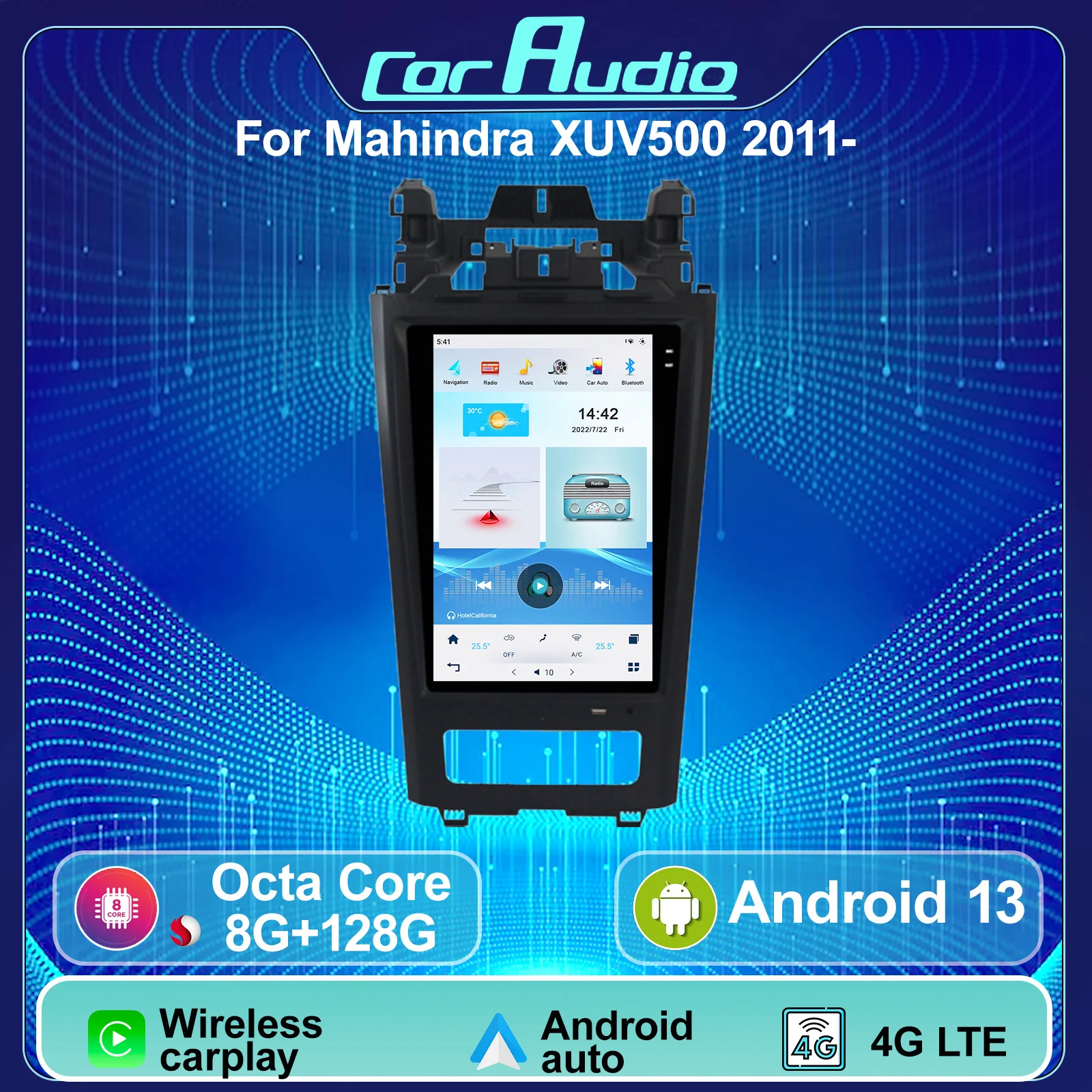 12.1'' Android Car Multimedia Player For Mahindra XUV500 2011- GPS Navigation 4G LTE bluetooth Player Carplay
12.1'' Android Car Multimedia Player For Mahindra XUV500 2011- GPS Navigation 4G LTE bluetooth Player Carplay