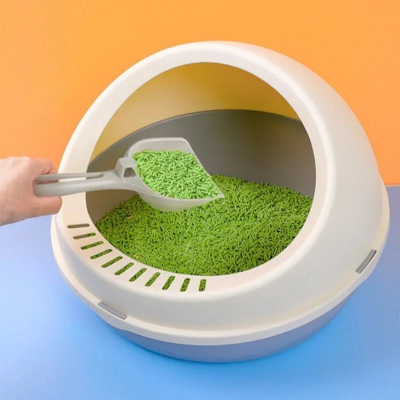 Pet Cat Litter Box Kitten Anti Splash Toilet Fully Enclosed Spill Proof Deodorant Cat Toilet Plastic Sandbox Cat Bedpan Sanitary
Pet Cat Litter Box Kitten Anti Splash Toilet Fully Enclosed Spill Proof Deodorant Cat Toilet Plastic Sandbox Cat Bedpan Sanitary