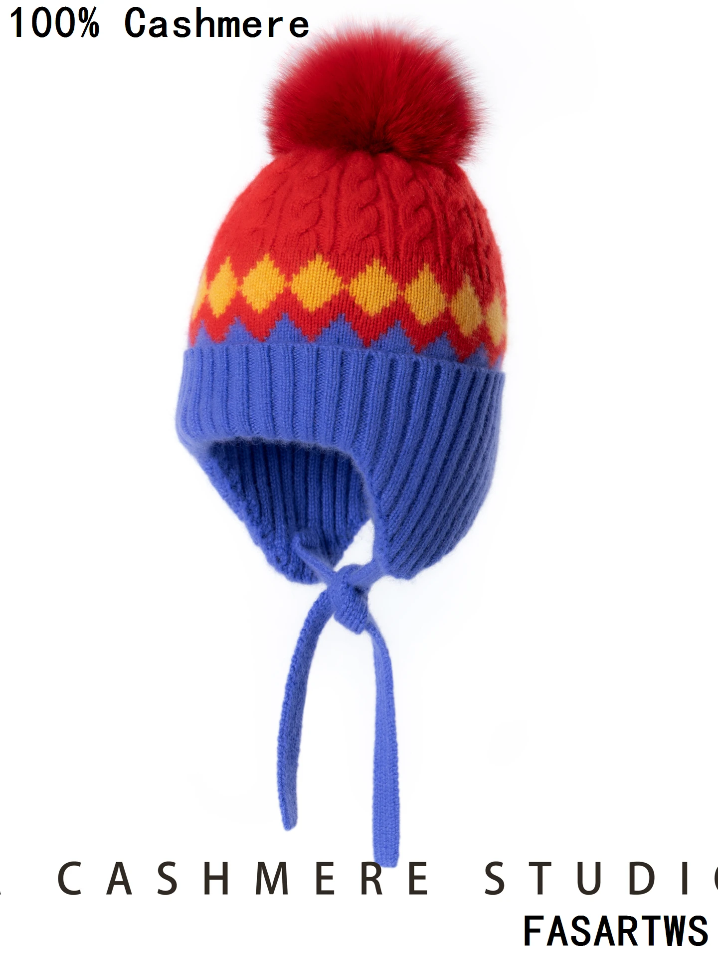 FASARTWS 100% Cashmere Hat Children's Hats Thick Jacquard Hat Winter Windproof Warm Hat Knitted Ear Protection Boys/girls Hats
FASARTWS 100% Cashmere Hat Children's Hats Thick Jacquard Hat Winter Windproof Warm Hat Knitted Ear Protection Boys/girls Hats