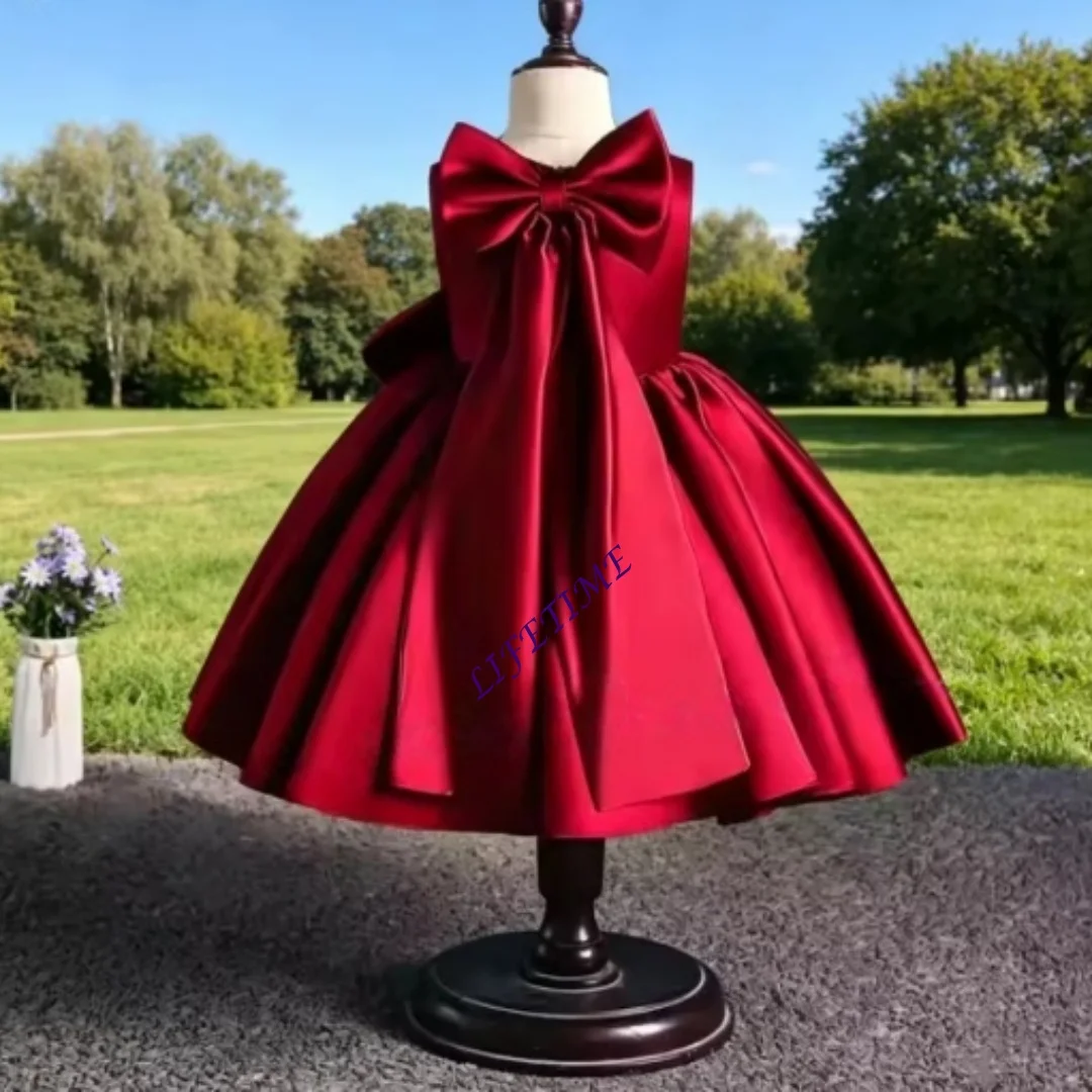 Customized Elegant and Cute Flower Girls Dress for Wedding Birthday Bow Toddler Princess Party Communion Dress
Customized Elegant and Cute Flower Girls Dress for Wedding Birthday Bow Toddler Princess Party Communion Dress