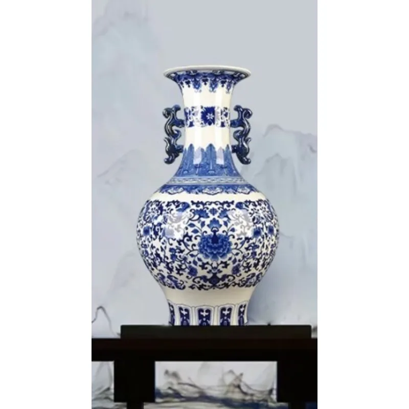 Ceramics Antique hand-painted blue and white porcelain Chinese living room decoration desktop ornament large
Ceramics Antique hand-painted blue and white porcelain Chinese living room decoration desktop ornament large