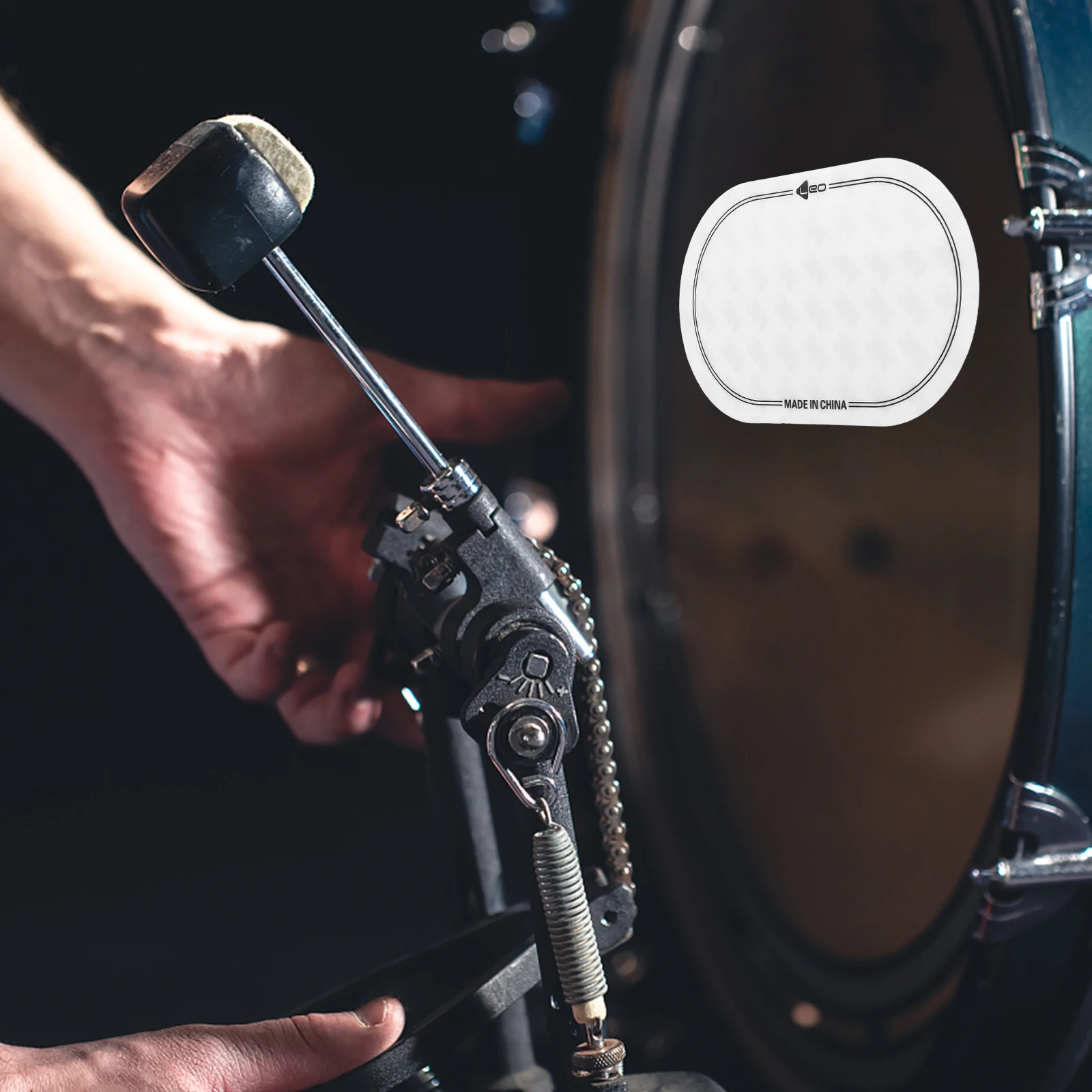 2pcs Double Pedal Stickers Bass Drum Hoop Protector White Drum Skin Patch Ground Pads Percussion Accessories Reusable
2pcs Double Pedal Stickers Bass Drum Hoop Protector White Drum Skin Patch Ground Pads Percussion Accessories Reusable