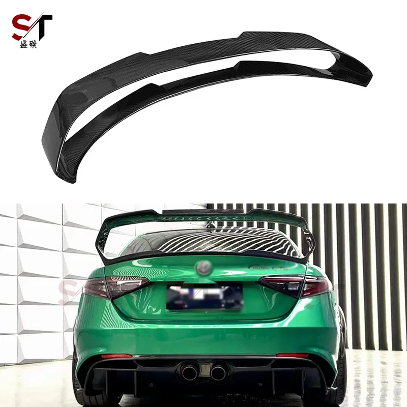 Suitable for α coefficient Romeo Giulia upgrade GTA tail carbon fiber spoiler double layer fixed wind wing modification
Suitable for α coefficient Romeo Giulia upgrade GTA tail carbon fiber spoiler double layer fixed wind wing modification
