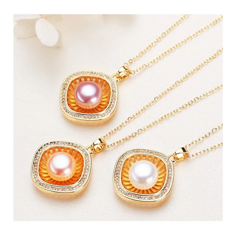 Pearl Steamed Bread Round Pearl Copper Gold-plated Zircon Collarbone Chain Freshwater Pearl Necklace Pendant
Pearl Steamed Bread Round Pearl Copper Gold-plated Zircon Collarbone Chain Freshwater Pearl Necklace Pendant