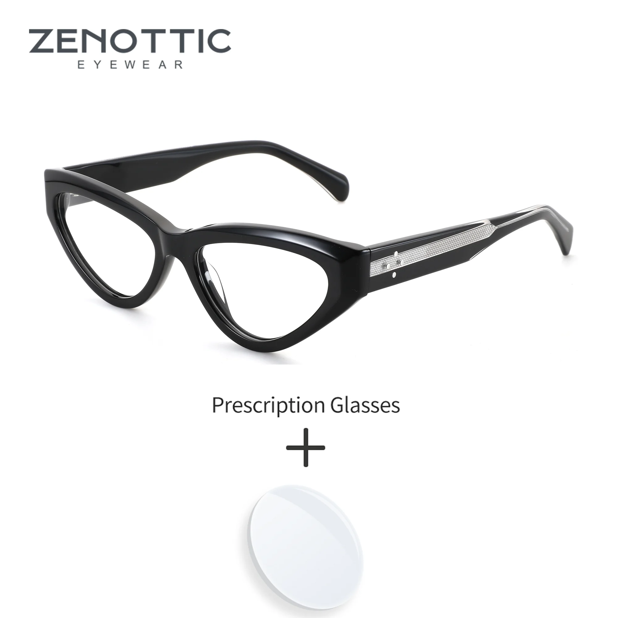 ZENOTTIC S Size Cat Eye Prescription Glasses For Women Handmade Acetate Design Anti-reflective Progressive Optical Eyeglasses
ZENOTTIC S Size Cat Eye Prescription Glasses For Women Handmade Acetate Design Anti-reflective Progressive Optical Eyeglasses