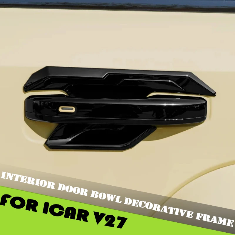 Auto Car Door Handle Interior Door Bowl Decorative Frame Suitable for Chery ICAR V27 2026 Modified ABS Auto Exterior Accessories
Auto Car Door Handle Interior Door Bowl Decorative Frame Suitable for Chery ICAR V27 2026 Modified ABS Auto Exterior Accessories